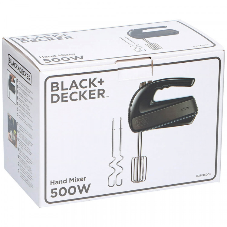 BLACK+DECKER Hand Mixer 500W BLACK+DECKER Hand Mixer 500W