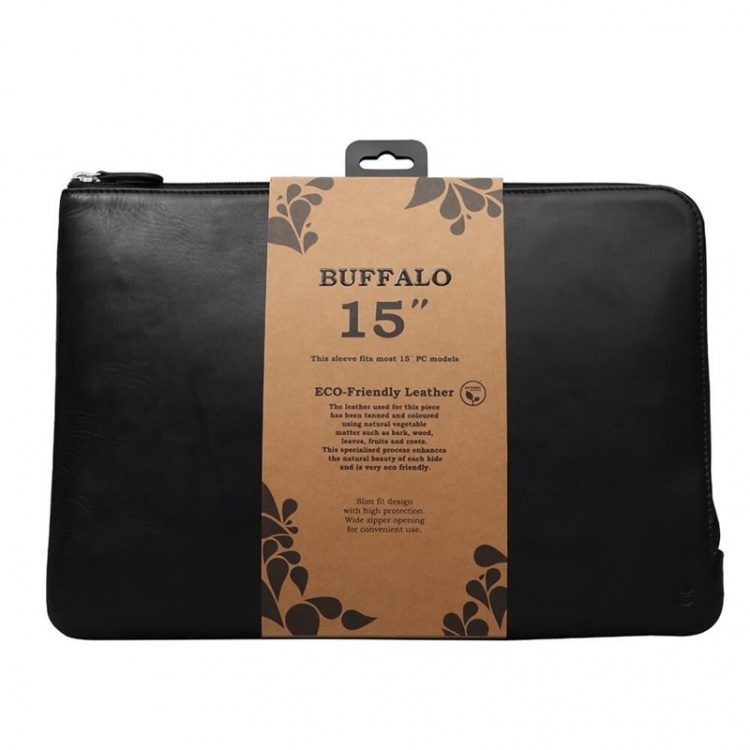 BUFFALO Computer Sleeve Black 15 BUFFALO Computer Sleeve Black 15