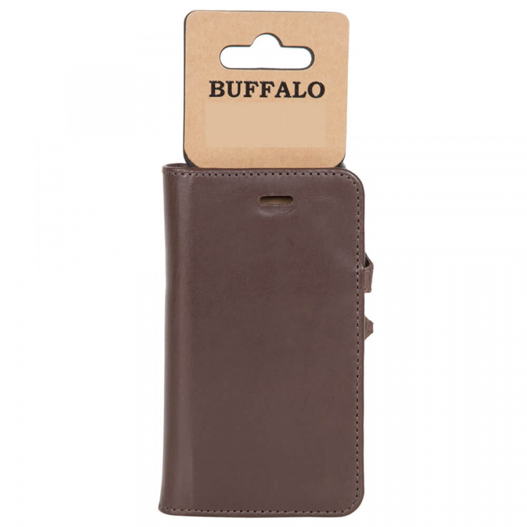 BUFFALO Wallet Leather Brown 3 Cardpockets iPhone 11 PRO MAX BUFFALO Wallet Leather Brown 3 Cardpockets iPhone 11 PRO MAX