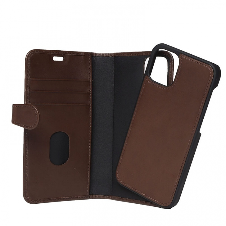BUFFALO Wallet Leather Brown 3 Cardpockets iPhone 12 Mini BUFFALO Wallet Leather Brown 3 Cardpockets iPhone 12 Mini
