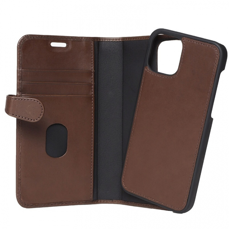BUFFALO Wallet Leather Brown 3 Cardpockets iPhone 12 / 12 Pro