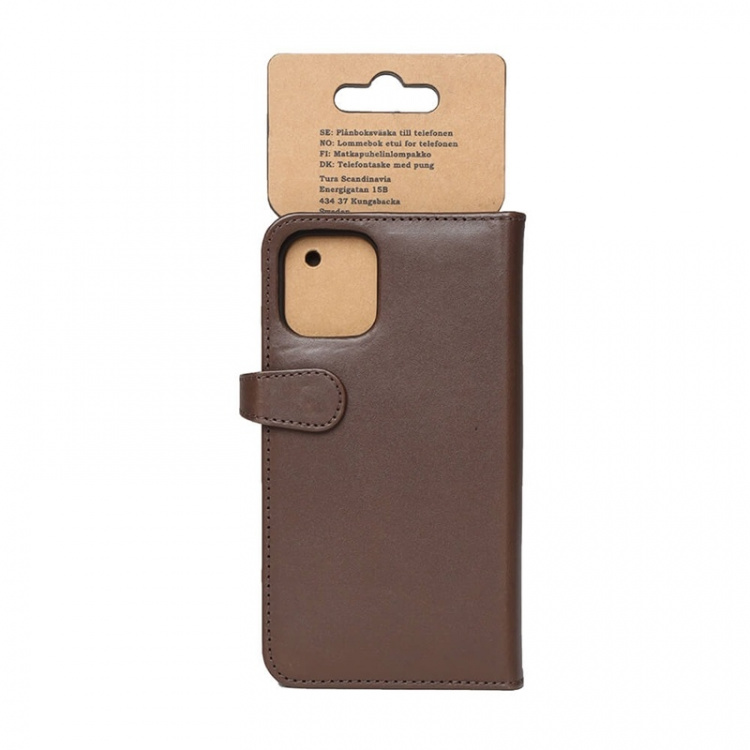 BUFFALO Wallet Leather Brown 3 Cardpockets iPhone 12 / 12 Pro