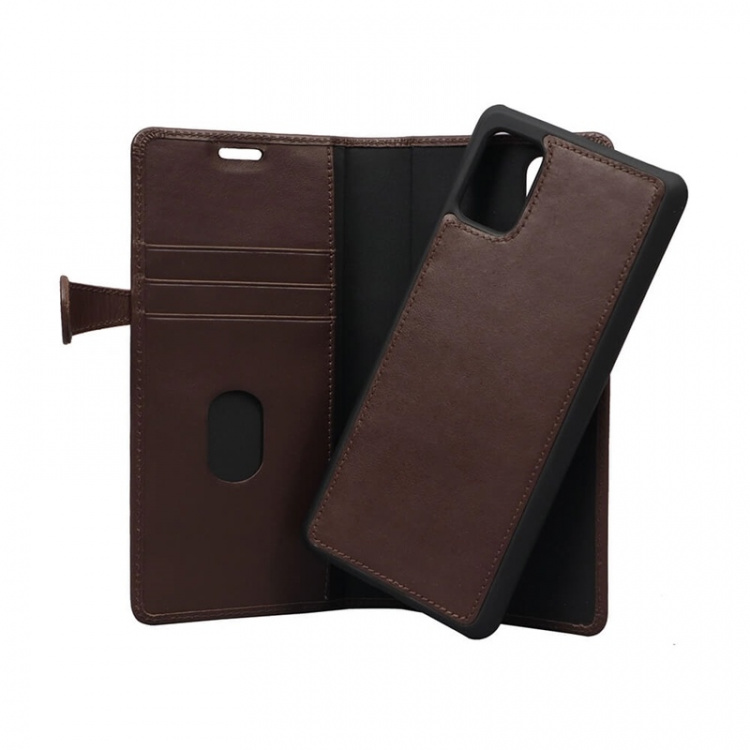 BUFFALO Wallet Leather Brown 3 Cardpockets Samsung Galaxy A71 BUFFALO Wallet Leather Brown 3 Cardpockets Samsung Galaxy A71
