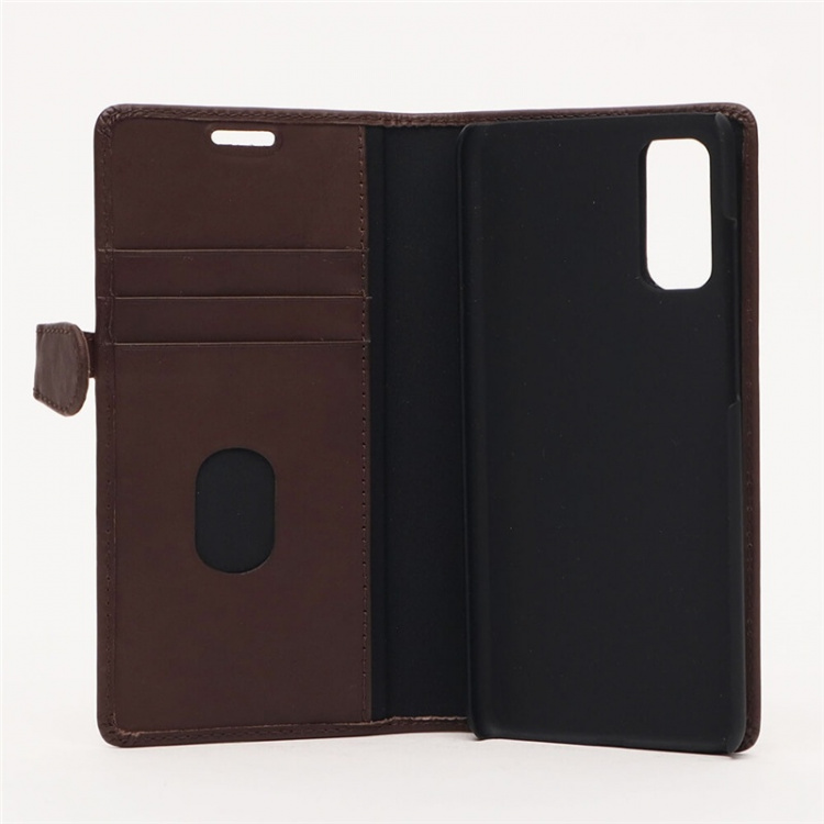 BUFFALO Wallet Leather Brown 3 Cardpockets Samsung Galaxy S20 BUFFALO Wallet Leather Brown 3 Cardpockets Samsung Galaxy S20