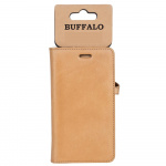 BUFFALO Wallet Leather Cognac 3 Cardpockets iPhone 11 PRO MAX