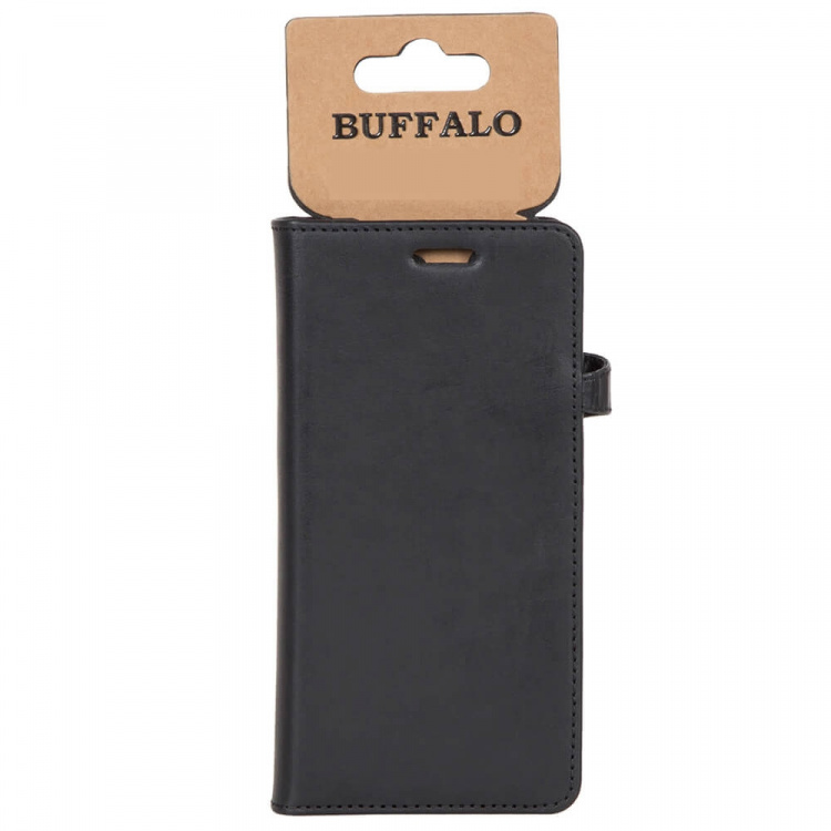 BUFFALO Wallet Leather Black 3 Cardpockets iPhone 11