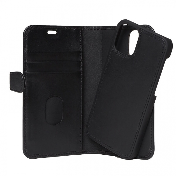 BUFFALO Wallet Leather Black 3 Cardpockets iPhone 12 Mini