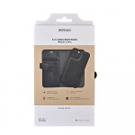 BUFFALO Wallet Leather Black 3 Cardpockets iPhone 12 Mini