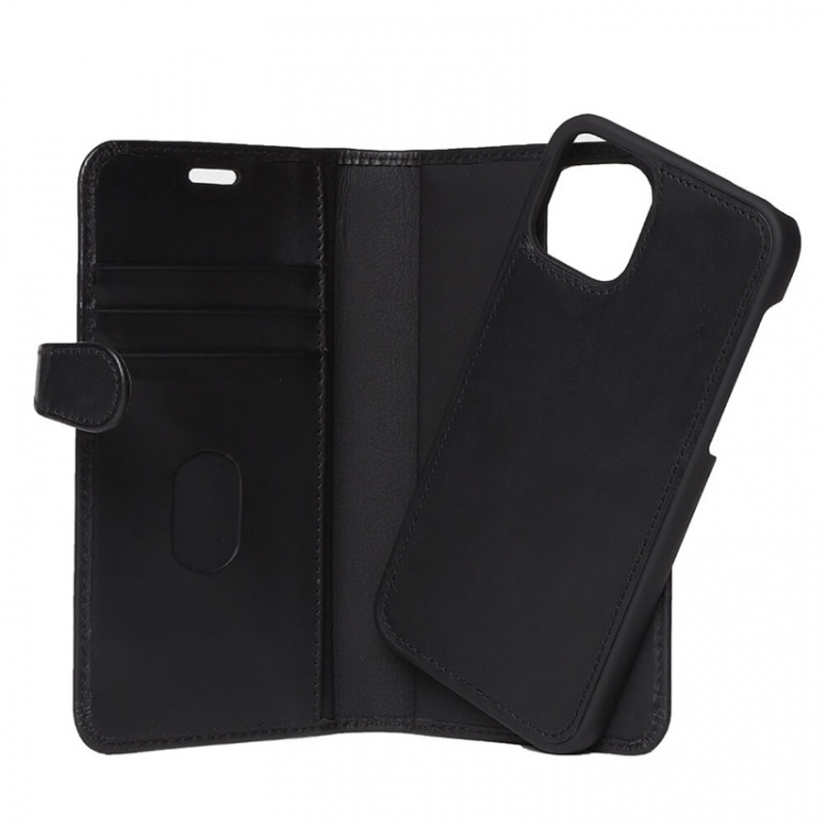 BUFFALO Wallet Leather Black 3 Cardpockets iPhone 12 / 12 Pro