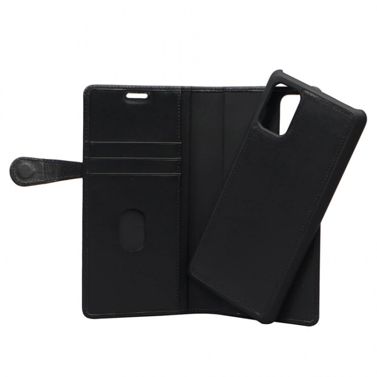 BUFFALO Wallet Leather Black 3 Cardpockets Samsung Galaxy A71 BUFFALO Wallet Leather Black 3 Cardpockets Samsung Galaxy A71