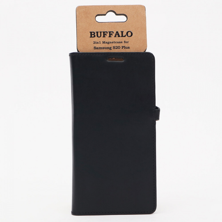 BUFFALO Wallet Leather Black 3 Cardpockets Samsung Galaxy S20 Plus BUFFALO Wallet Leather Black 3 Cardpockets Samsung Galaxy S20 Plus
