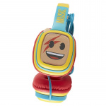 Emoji Hörlur Flip\'N\'Switch Junior On-Ear Trådad Blå 80Db