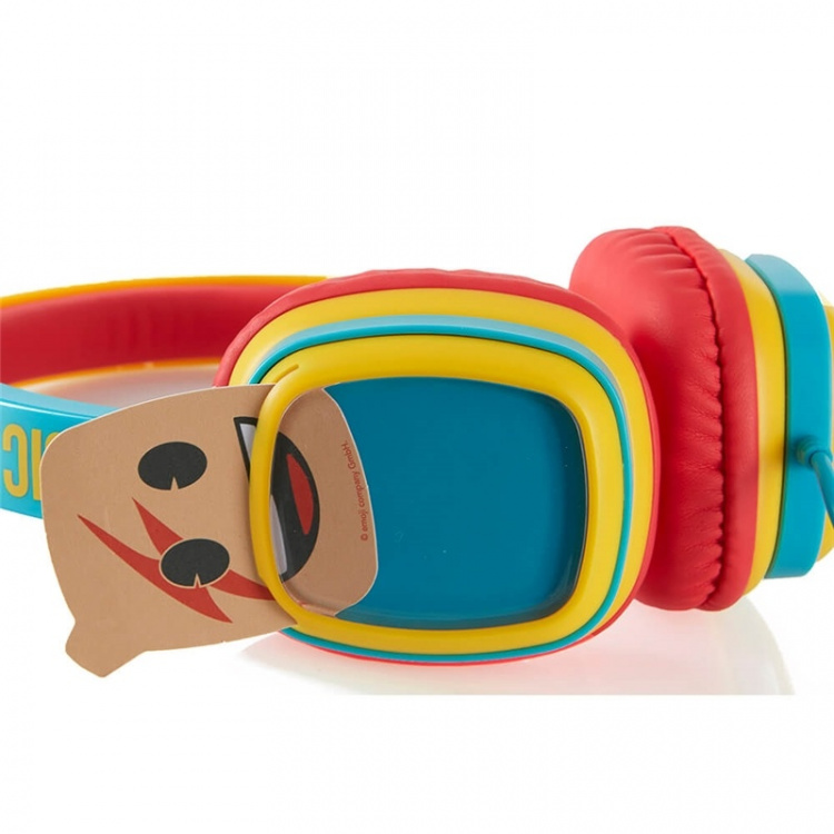 Emoji Hörlur Flip\'N\'Switch Junior On-Ear Trådad Blå 80Db