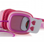 EMOJI Headphone Flip\'N\'Switch Junior On-Ear wired Rosa 80dB