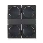 FLEXSON Wallmount SONOS AMP 4x Black FLEXSON Wallmount SONOS AMP 4x Black