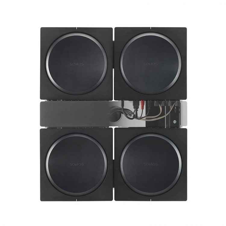 FLEXSON Wallmount SONOS AMP 4x Black FLEXSON Wallmount SONOS AMP 4x Black