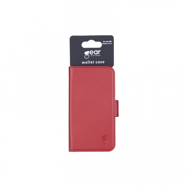 GEAR Wallet Red Limited Edition 3 Cardpockets iPhone 12 Mini
