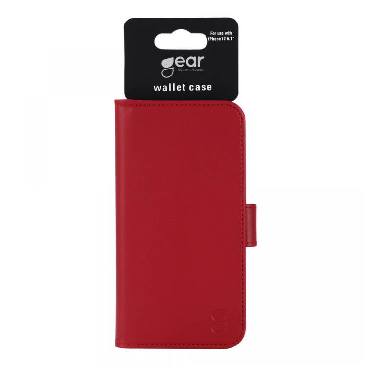 GEAR Wallet Red Limited Edition 3 Cardpockets iPhone 12 / 12 Pro GEAR Wallet Red Limited Edition 3 Cardpockets iPhone 12 / 12 Pro