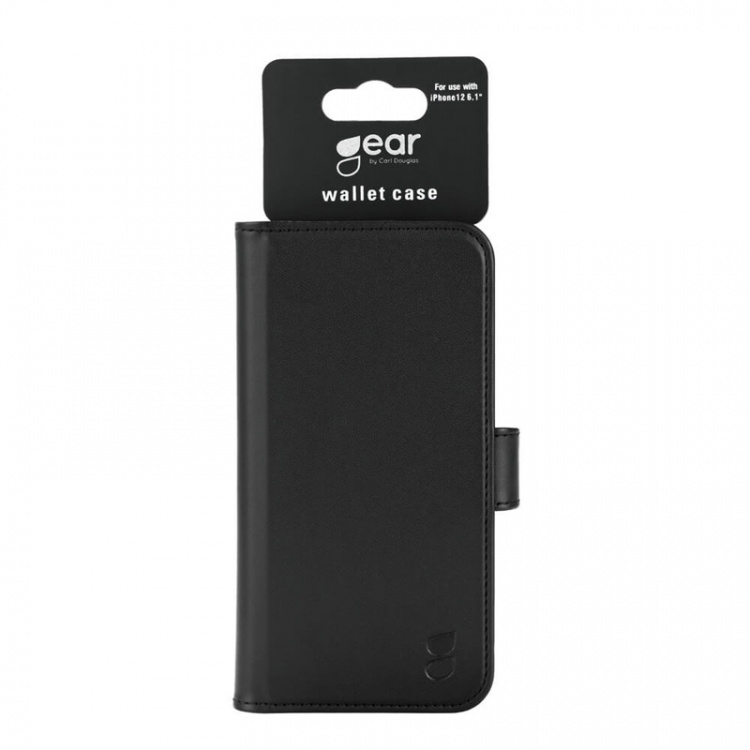 GEAR Wallet Black 3 Cardpockets iPhone 12 / 12 Pro GEAR Wallet Black 3 Cardpockets iPhone 12 / 12 Pro