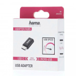 HAMA USB-C Adapter to Micro-USB USB 2.0, 480 Mbps