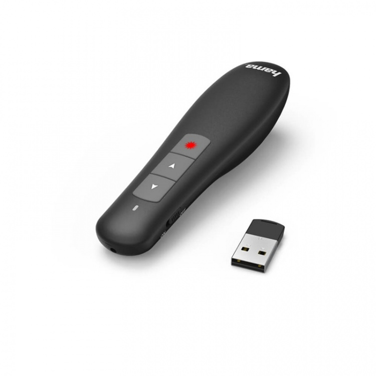 HAMA Wireless Presenter X-Pointer Black