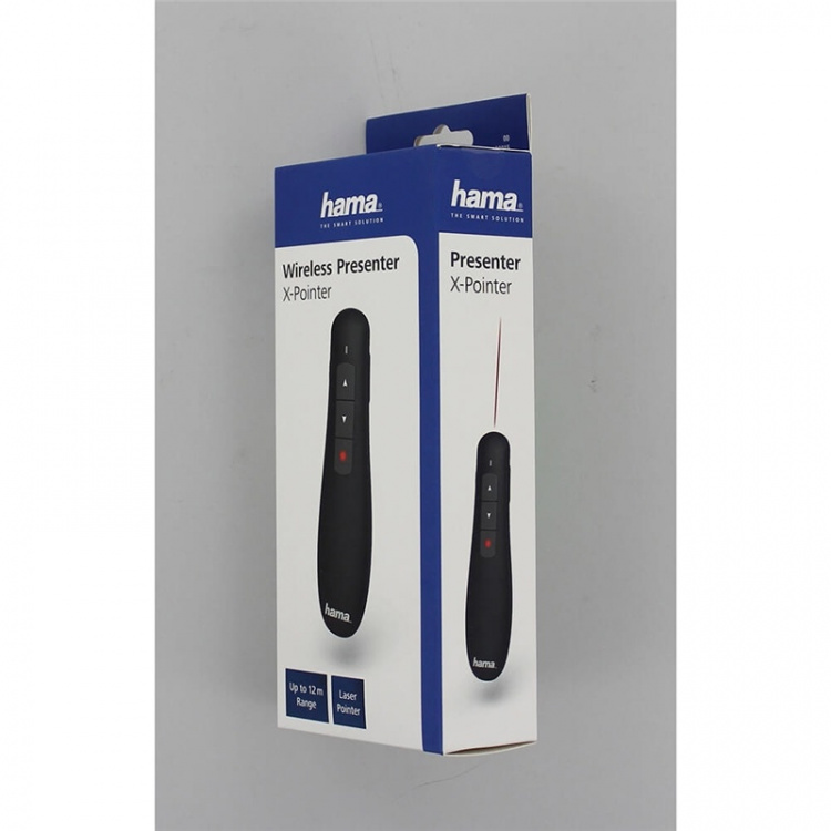 HAMA Wireless Presenter X-Pointer Black
