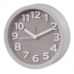 HAMA Alarm Clock Retro Rund Darkbrown