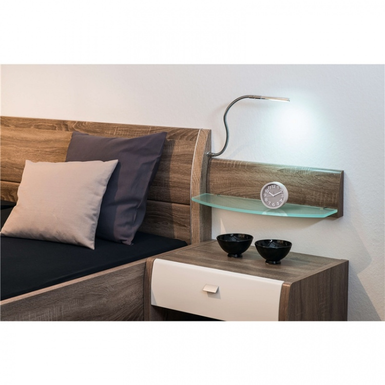 HAMA Alarm Clock Retro Rund Darkbrown