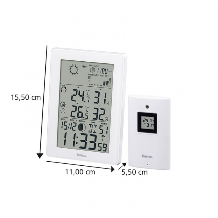 HAMA Weatherstation EWS-3200 White