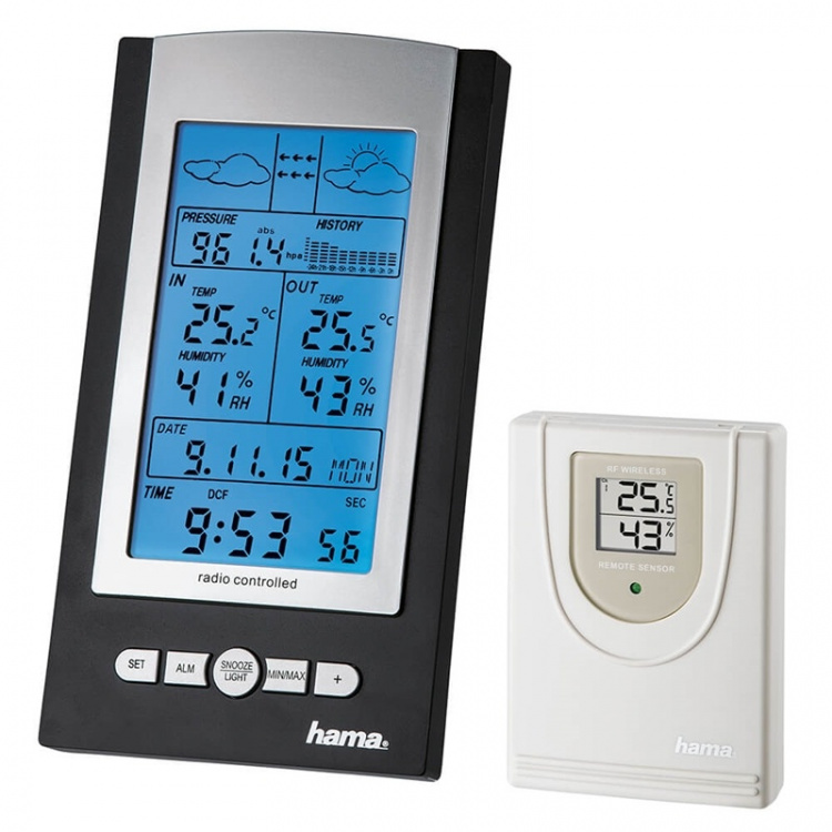 HAMA Weatherstation EWS-800 Black