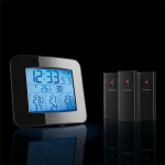 Hama Weerstation Ews-Trio 3X Sensor Zwart Hama Weerstation Ews-Trio 3X Sensor Zwart