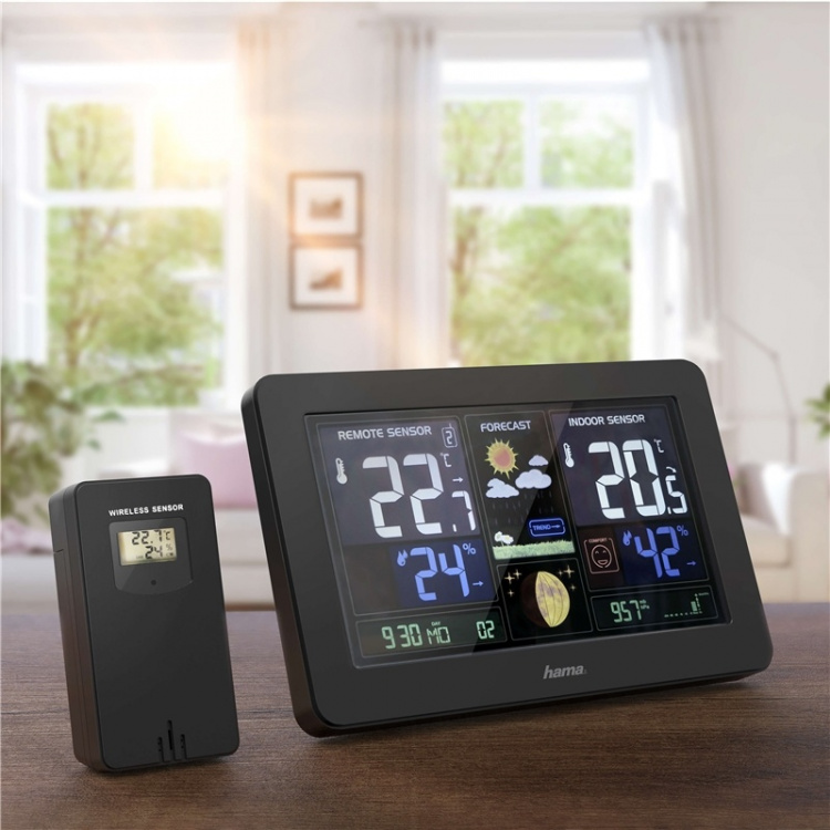 HAMA Weatherstation Premium Incl. USB-charging HAMA Weatherstation Premium Incl. USB-charging