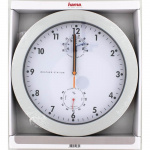 HAMA PG-300 DCF Wall Clock with Thermometer/Hygrometer