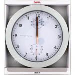 HAMA PG-300 DCF Wall Clock with Thermometer/Hygrometer