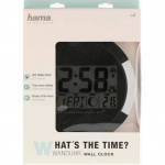 HAMA Radio Wall Clock Black