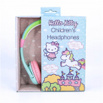 HELLO KITTY Headphone Junior On-Ear 85dB Green/Pink
