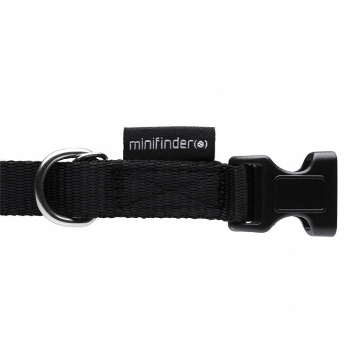 MINIFINDER Cat Collar Black Cat collar for Atto with bell