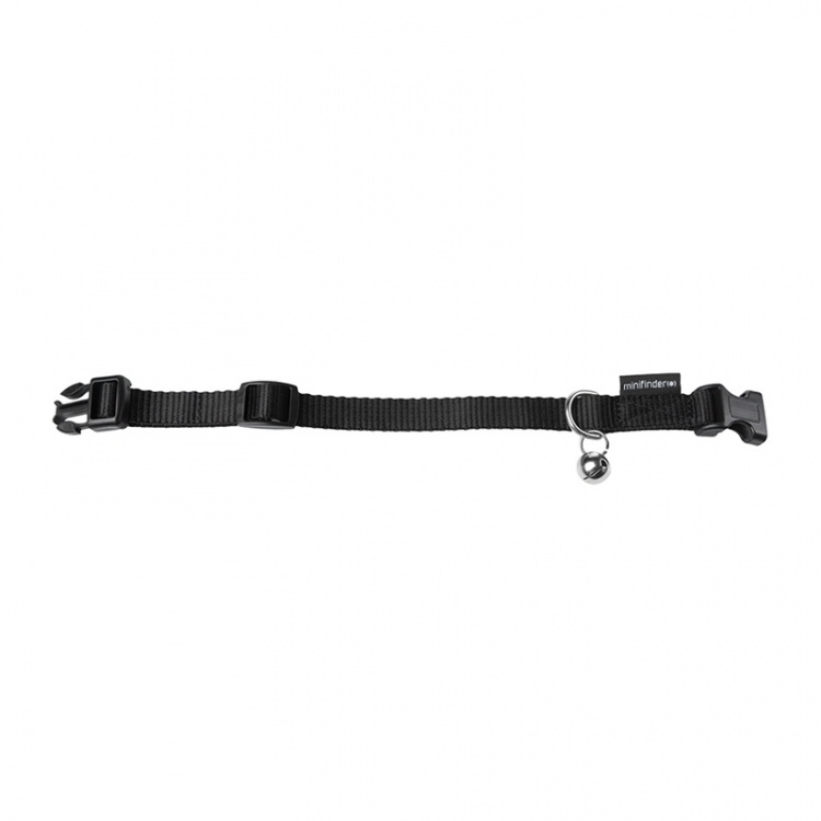 MINIFINDER Cat Collar Black Cat collar for Atto with bell