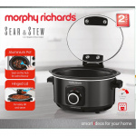 MORPHY RICHARDS Slow cooker Sear And Stew 3,5L Hinged Lid