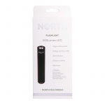 NORTH Flashlight 200 Lumen Black Aluminium 2W 3450Mah