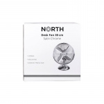 North Tafelventilator 30cm Satijn Chroom