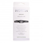 NORTH Headlight 120 Lumen Black app. 65m Sensor control