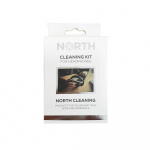 NORTH Cleaning Kit for Headphones 2x 30ml cleaning liquid, Brush and cloth