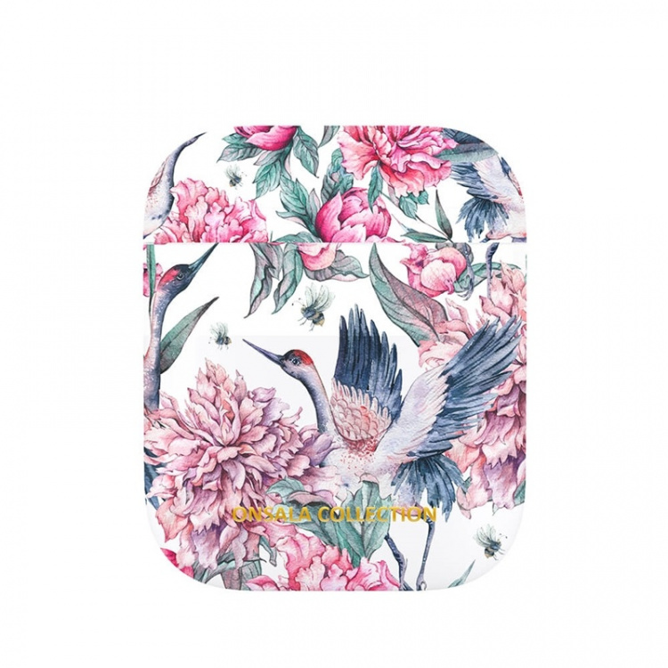 ONSALA COLLECTION Airpods case Pink Crane