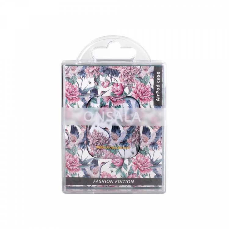 ONSALA COLLECTION Airpods case Pink Crane