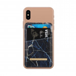 ONSALA COLLECTION Cardholder Black Galaxy Marble Universal 2 Cardpockets