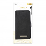 ONSALA COLLECTION Mobile Wallet Midnight Black iPhone 12 Mini