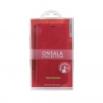 ONSALA COLLECTION Mobile Wallet Saffiano Red iPhone 12 Mini ONSALA COLLECTION Mobile Wallet Saffiano Red iPhone 12 Mini