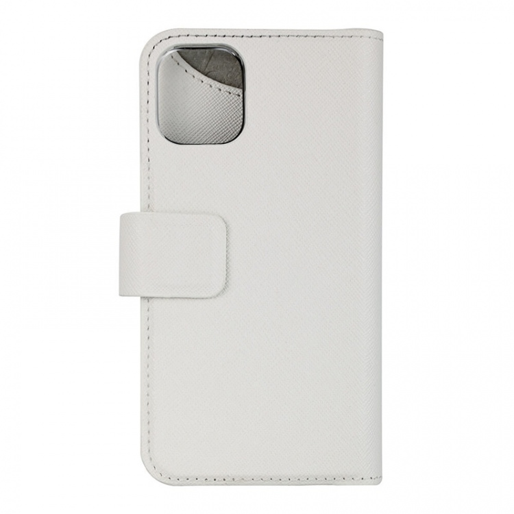 ONSALA COLLECTION Mobile Wallet Saffiano White iPhone 12 Mini