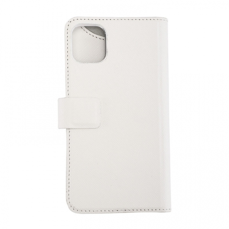 ONSALA COLLECTION Mobile Wallet Saffiano White iPhone 12 / 12 Pro ONSALA COLLECTION Mobile Wallet Saffiano White iPhone 12 / 12 Pro